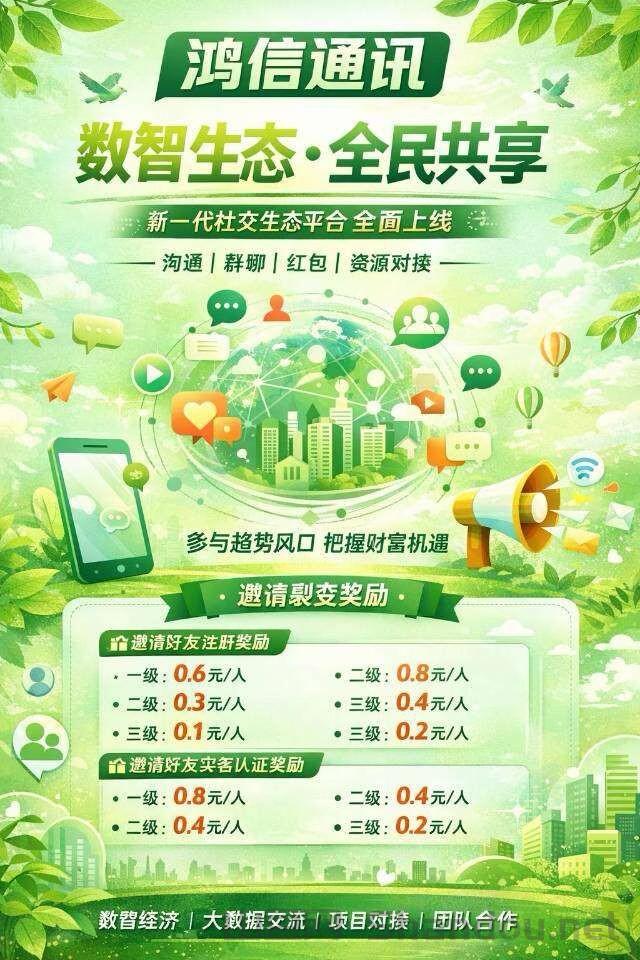 鸿信通讯 新用户专属福利 每日签到即可领取 0.5元（长期稳定发放）